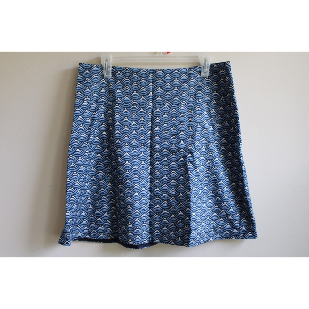 Sevier Skirts 32" Waist Blue Wave Pattern A-Line Skirt Local Nashville TN